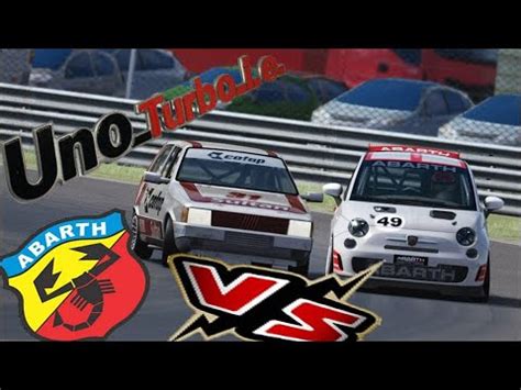 SFIDA Da BAR Volume 4 Uno Turbo I E VS 500 Abarth Assetto Corse YouTube