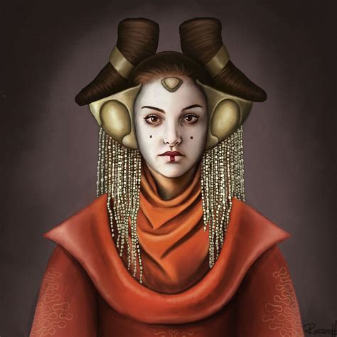 A Painting Of A Woman With Two Horns On Her Head