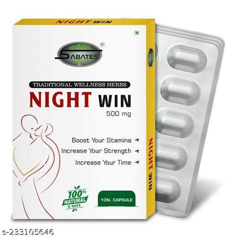Night Win Ayurvedic Tablets Shilajit Capsule Sex Capsule Sexual Capsule