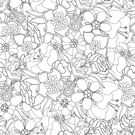 Butterfly made of flowers coloring page. Advanced Flower Coloring Pages 10 - KidsPressMagazine.com