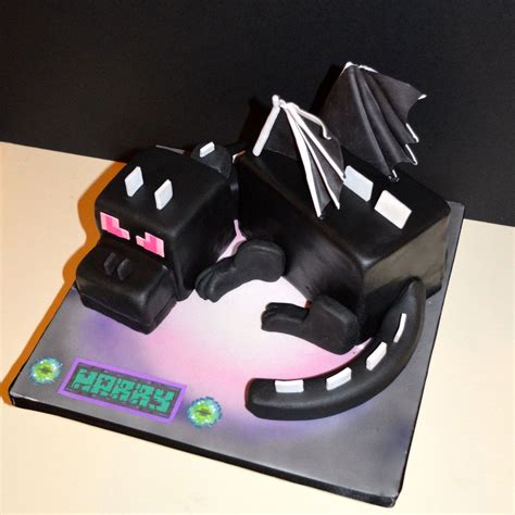 Minecraft Enderdragon Kennet House Cakes Tags Birthday Cake