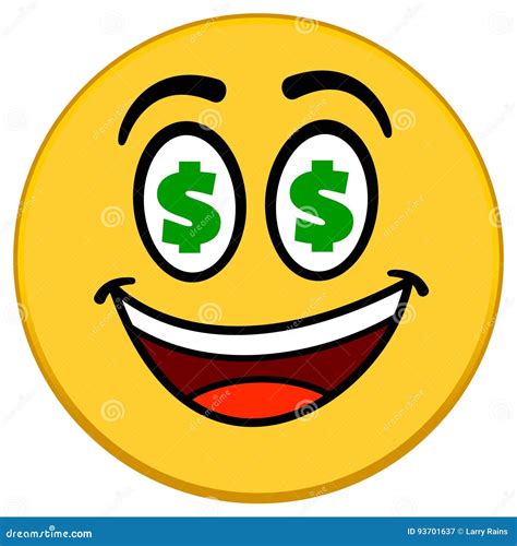 Winner Emoticon Stock Vector Illustration Of Cash Vector 93701637