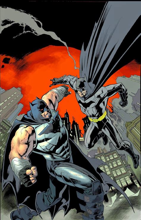 Batman Vs Bat Bane Variant Cover Art Batman Comic Art Evil Batman