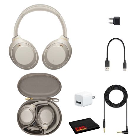 Sony Wh 1000xm4 Wireless Noise Canceling Overhead Headphones Silver