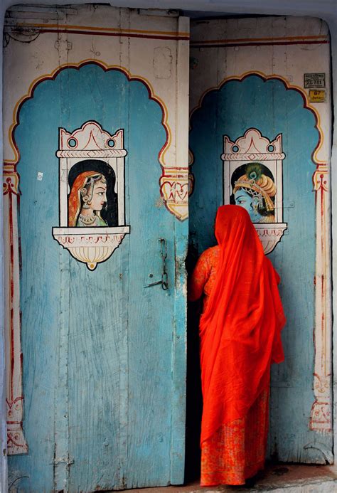 Through The Blue Doors India Photography India India Culture