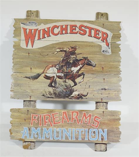 Winchester Sign - Landsborough Auctions