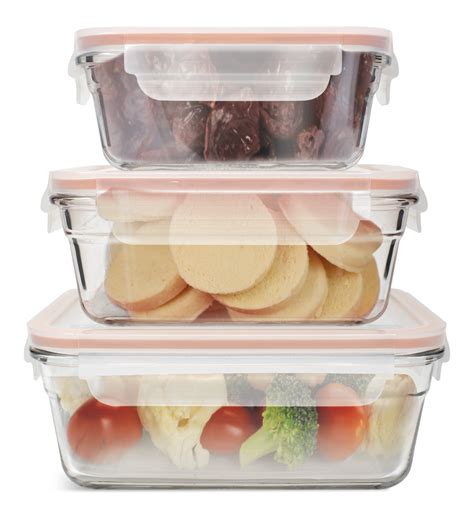 Glasslock Food Storage Container Set 6 Pc Canadian Tire