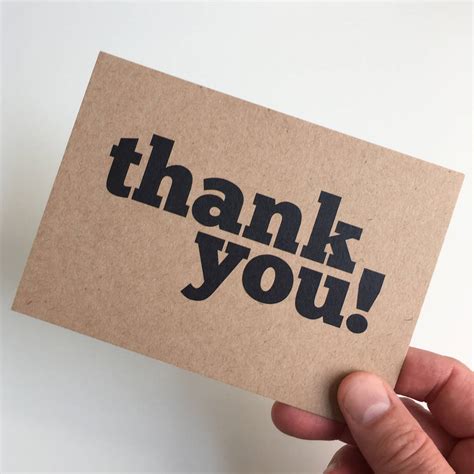 Set Of 12 Thank You Postcard Note Cards By Dig The Earth
