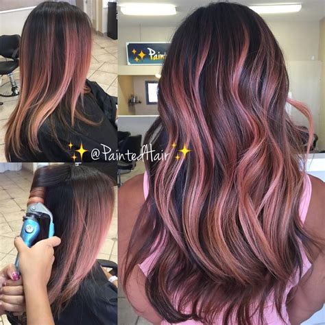 Black hair with subtle dark umber balayage. See this Instagram photo by @paintedhair • 3,391 likes ...