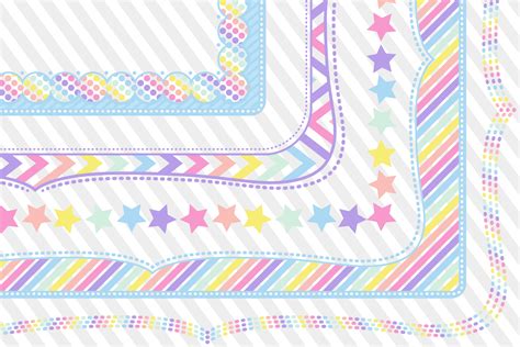 Png Frames Clipart Pastel Page Borders 519079 Illustrations