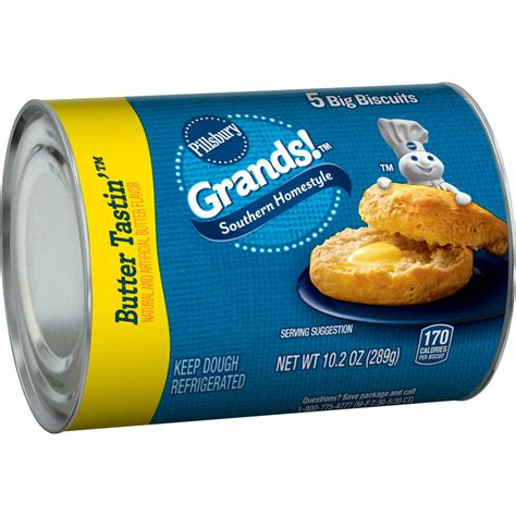 Pillsbury Grands Southern Homestyle Buttermilk Biscuits Honey Butter 5 Ct