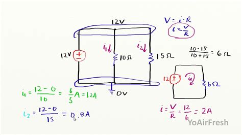 In doing so, the total resistance and the total voltage (or battery voltage) will have to be used. How to Find Current in a Parallel Circuit - YouTube