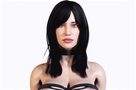 Hentai 3d Brunette Woman Rigged 3d Model Rigged Cgtrader