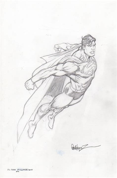 Jose Luis Garcia Lopez Superman Pencils Comic Art Comic Art Comic