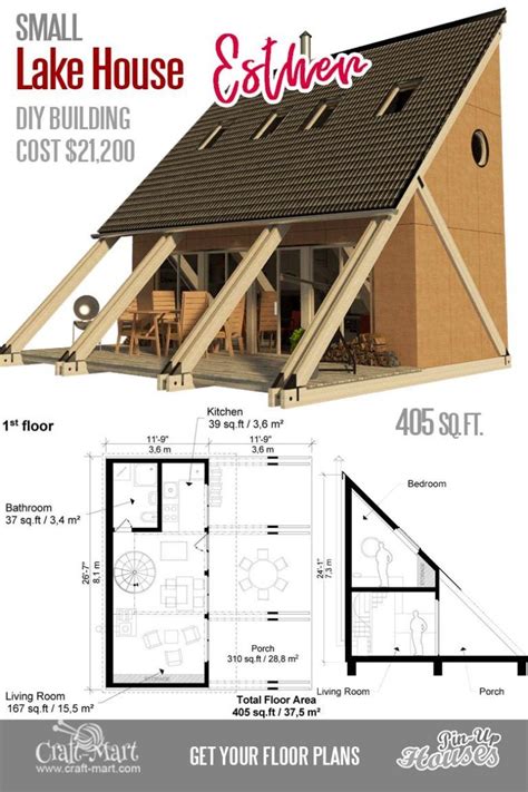 Small Cabin Plans A Frame House Plans Small House Floor Plans Lake