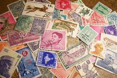 India Stamps 50 Different Indian Stamps Early 1900s To Now Etsy