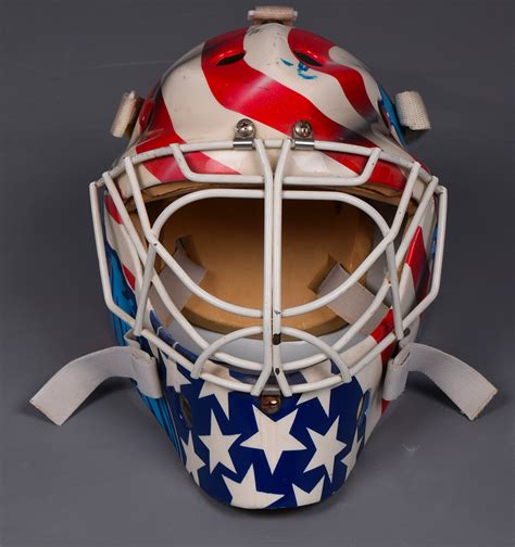 Lot Detail Mid 1990s New York Rangers Fiberglass Goalie Mask