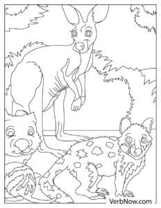 Free ZOO ANIMALS Coloring Pages & Book for Download (Printable PDF