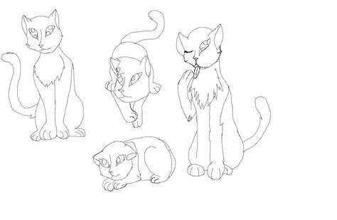 M/coloring And Kits Warrior Cats Mates Base Coloring Pages