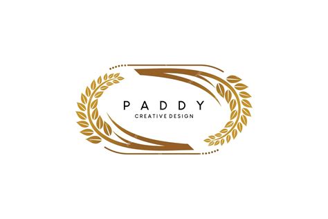 Premium Vector Paddy Logo Design With Creative Concept Paddy Food