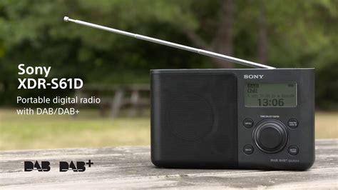 Sony Xdr S61d Portable Dabdabfm Digital Radio Black