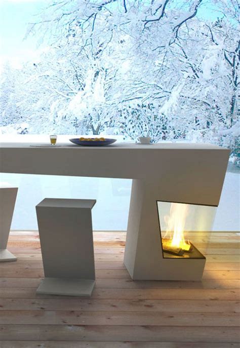 Warmpath Fireplace Table By Michael Harboun With Images Futuristic