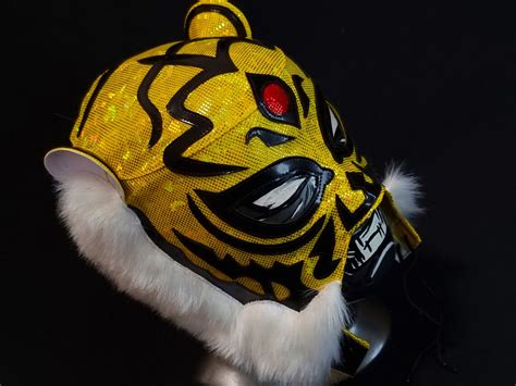 TIGER MASK Wrestling Mask Luchador Costume Wrestler Lucha Etsy