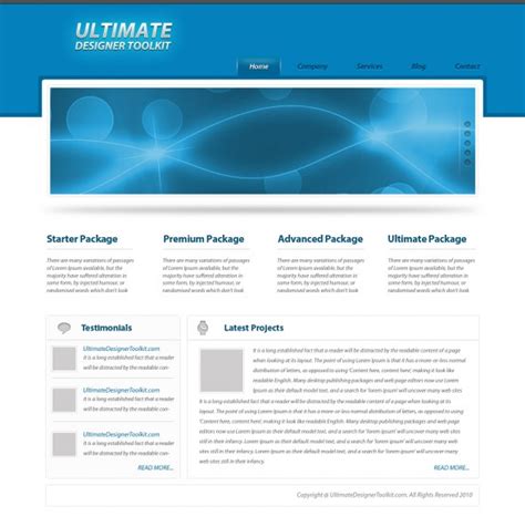 20+ Blog Website Layout Photoshop Tutorials -DesignBump