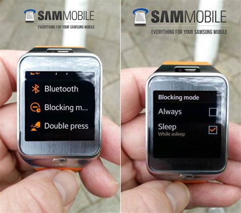 samsung gear 2 sm r380 update arrives receives blocking mode and s health improvement ubergizmo