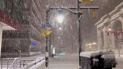 Nueva York bajo alerta por una poderosa tormenta de nieve | Video