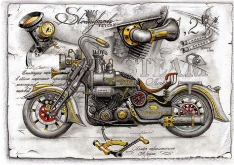 Steampunk Design In Motorcycles Motor Junkies Before Its News