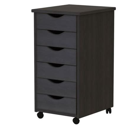 Bathroom storage chest gives you plenty of storage for bathroom accessories in its bins and drawer. Black 6-Drawer Roll Cart 10016 - The Home Depot