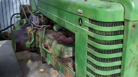 Virtually every model john deere utility tractor produced from the 1950s forward has the option to add a loader. WWII John Deere 1944 Model A "Slant Dash" Row Crop Tractor With Electric Start - YouTube
