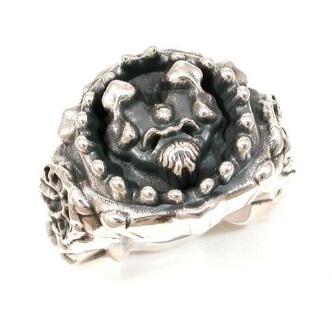 Neanderthal Silver Ring Abstract Mens By Swankmetalsmithing