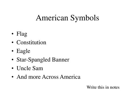 Ppt American Symbols Powerpoint Presentation Free Download Id2714307