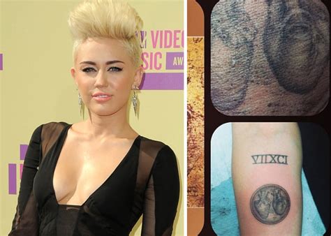 Miley Cyrus Gets A New Tattoo Amid Break Up Rumours