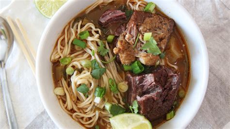 Spicy Beef Noodle Soup Recipe