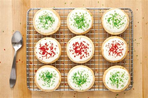 Home recipes > courses > desserts > america's test kitchen chewy sugar cookies. Pretty holiday cookies that don't taste like cardboard ...