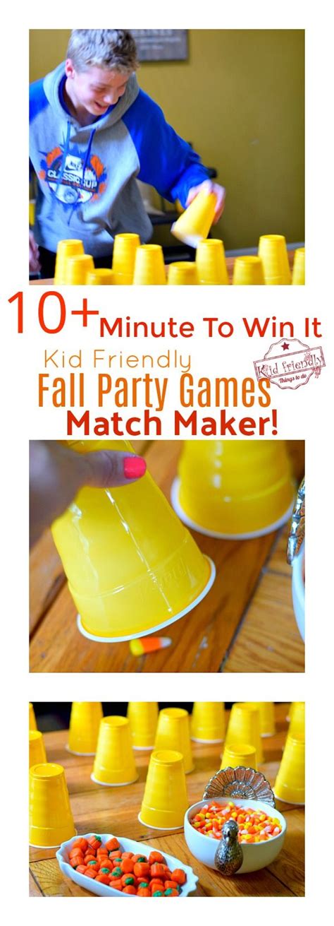 10 of the most popular minute to win games ever! 10 Awesome Minute to Win It Thanksgiving Games for Kids to ...