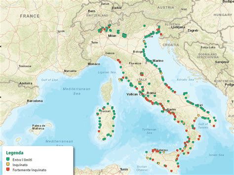 Famosa Mari Italiani Cartina Cartina Geografica Mondo