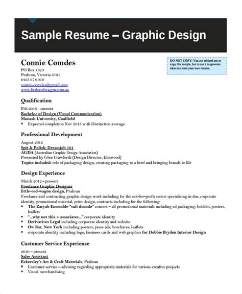 artist resume template   word  document downloads