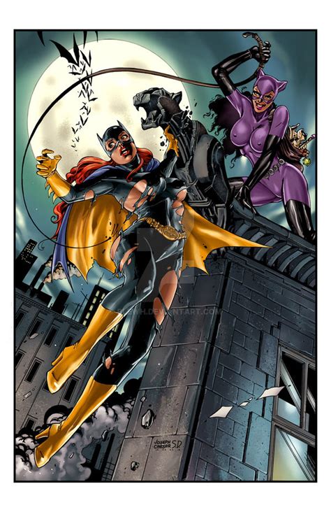 Batgirlcatwoman By Blewh On Deviantart
