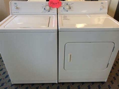 Yes, it is safe to buy used appliances like washer and dryer. Roper Washer and Dryer Set / Pair - USED for Sale in ...