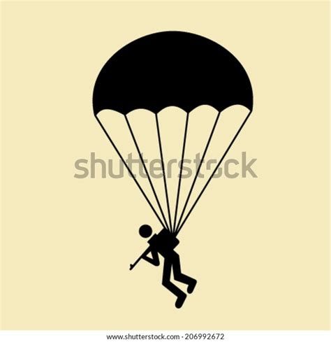Parachute Vector Stock Vector Royalty Free 206992672 Shutterstock