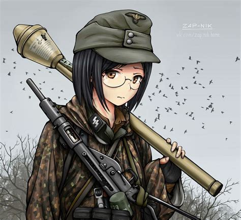 Anime Military Military Women Cool Anime Girl Anime Art Girl Anime
