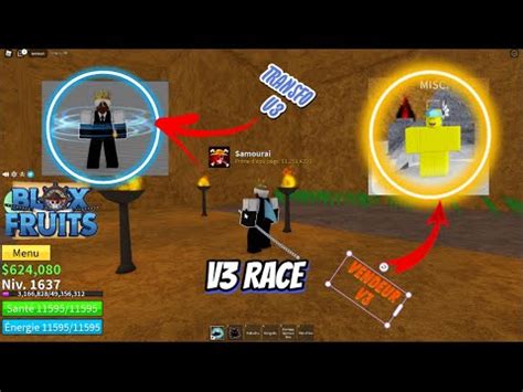 Comment Avoir Les V3 Des Races Blox Fruit YouTube