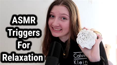 5 random asmr triggers for relaxation youtube