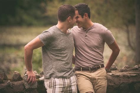 Photo By Makayla Jade Creatives Outdoor Gay Engagement Shoot In