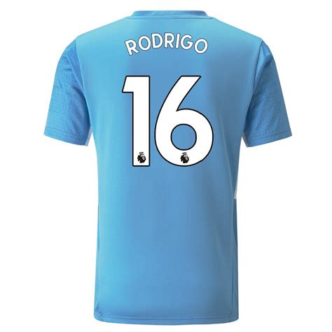 Hombre Fútbol Camiseta Rodri 16 Azul 1ª Equipación 2021 22 La Camisa Chile
