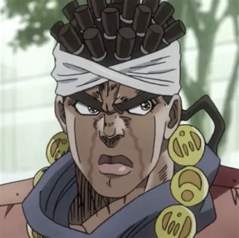 Avdol Icon 😍 Black Characters Iconic Characters Anime Characters